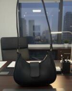 The City Saddle Sleek Shoulder Bag - Image 7