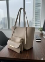 The Latte Lover Set of 3: Versatile 3-in-1 Handbag & Tote Set - Image 2