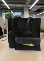 The Executive Carryall Set Large Work, Clutch, and Pouch - PU Leather - Image 4