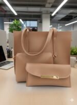 The Executive Carryall Set Large Work, Clutch, and Pouch - PU Leather